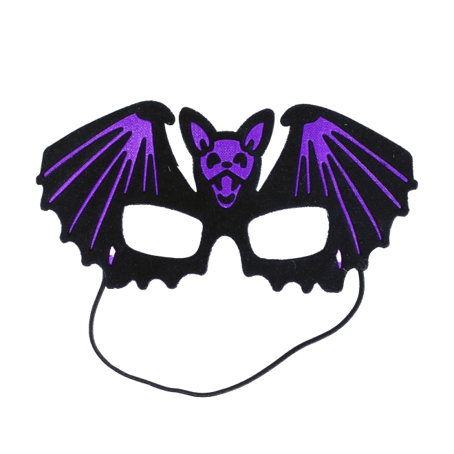 Maschera stilosa con pipistrello