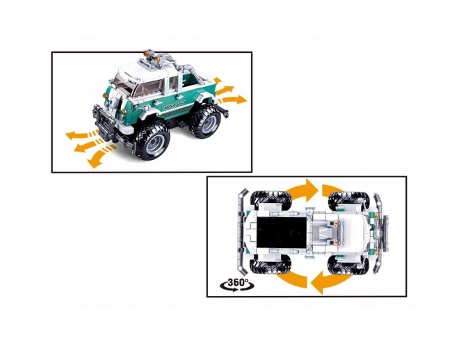 Suv Monster Radiocomandato Sluban Power Bricks