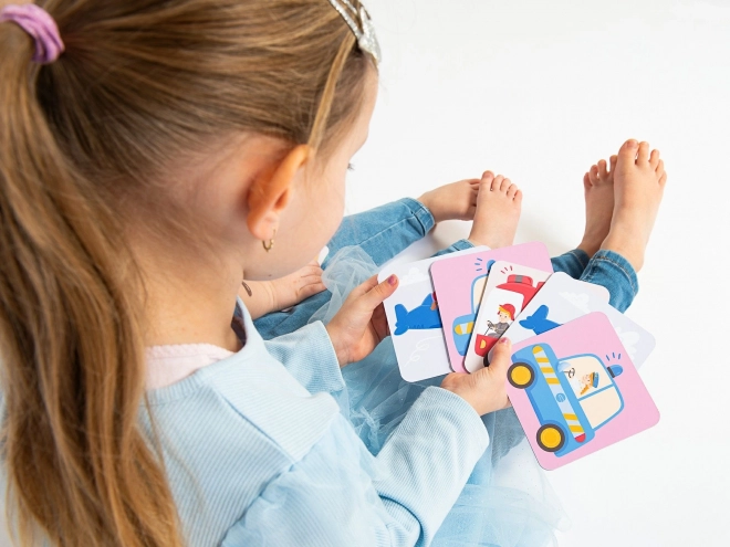 Grandi Carte Memory Trasporto per Bambini