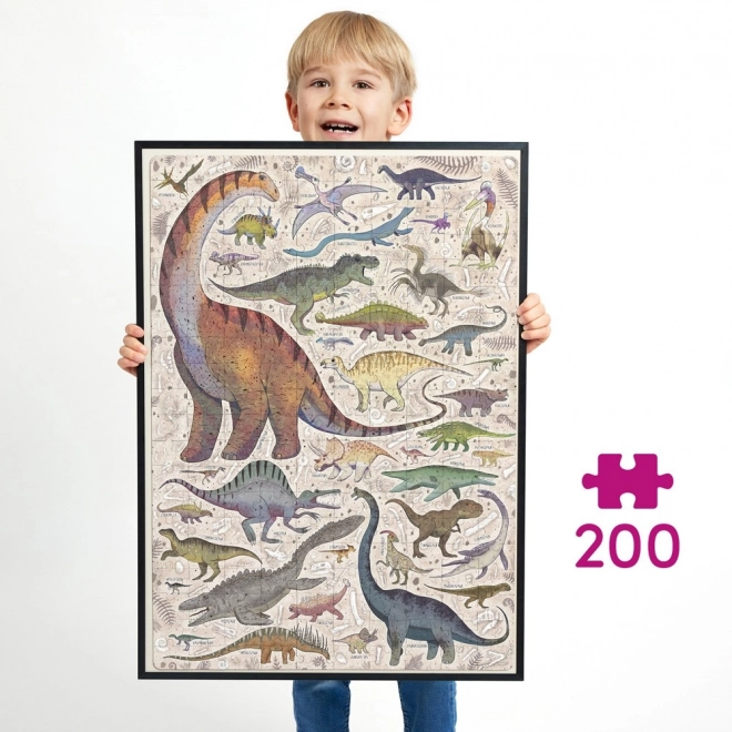 Puzzle 200 pezzi CzuCzu Dinosauri