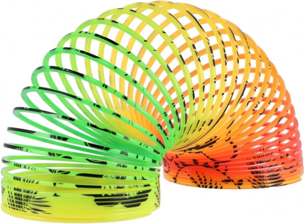 Spirale di plastica con motivo dinosauri 7,5cm