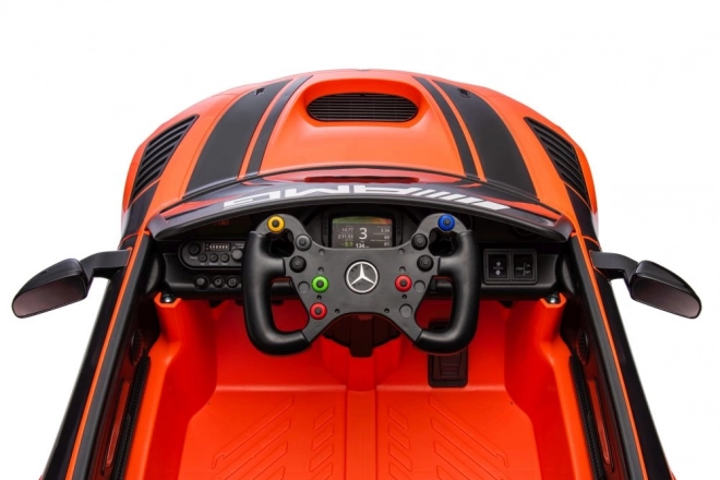 Auto a batteria Mercedes AMG GT3 arancione