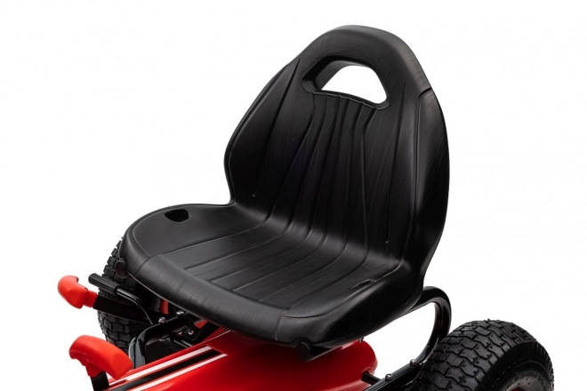 Gokart a pedali rosso