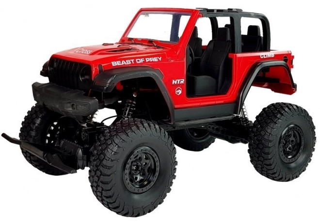 Jeep fuoristrada telecomandato rosso