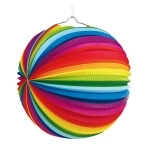 Lampione arcobaleno 25 cm