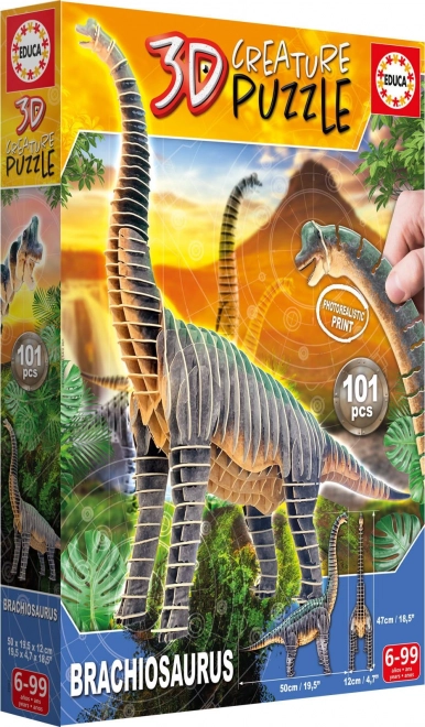 Puzzle 3D Brachiosaurus