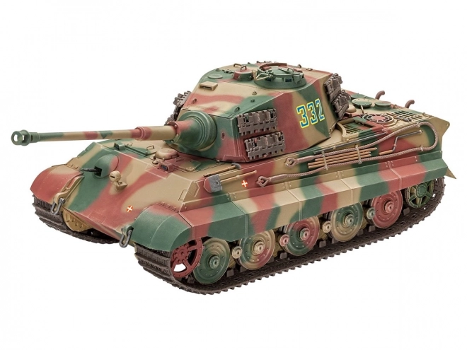 Modello in plastica Tiger II Torretta Henschel