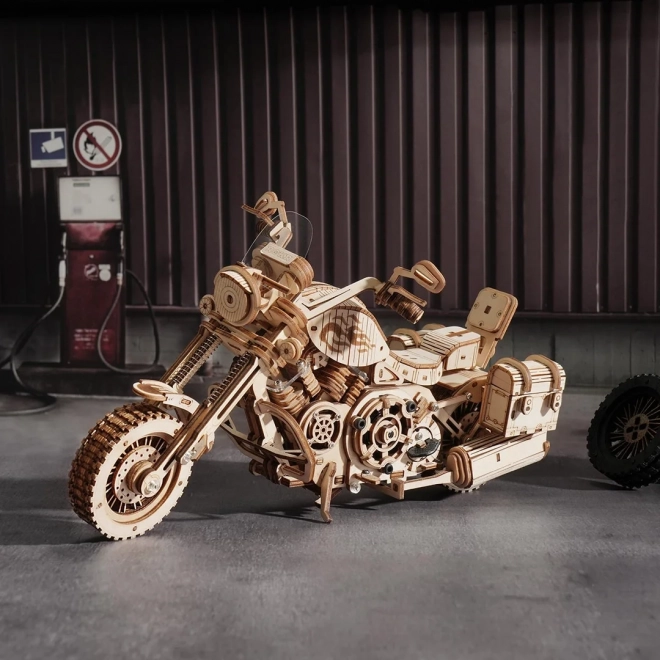 Puzzle 3D in Legno Cruiser Motorcycle 420 Pezzi