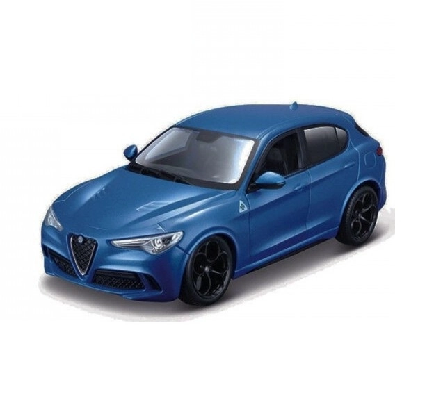 Modello in metallo Alfa Romeo Stelvio blu 1/24