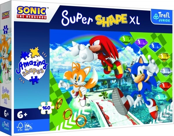 Puzzle Super Shape XL Sonic Felice 160 Pezzi