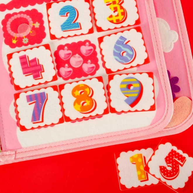 Zaino sensoriale Montessori rosa