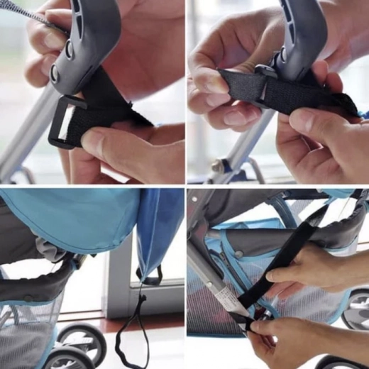 Fissaggio rapido e stabile con chiusura a strappo
