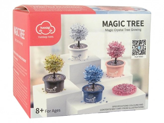 Magico Albero Coltivazione Cristalli Esperimenti Rosa