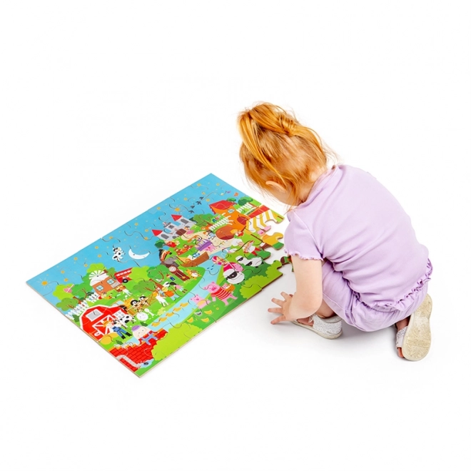 Puzzle da pavimento Storia Fiabesca Bigjigs Toys