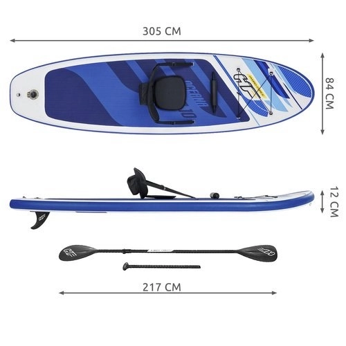 Bestway Sup Gonfiabile Oceana Convertible 305 cm