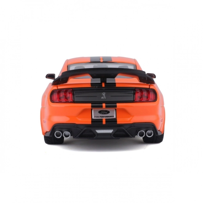 Modello in scala Mustang Shelby GT500 2020 arancione 1:24