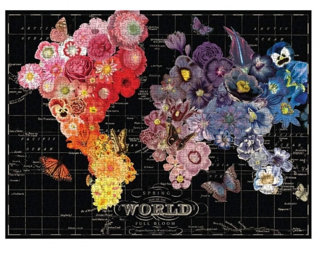 Puzzle fioritura del mondo 1000 pezzi