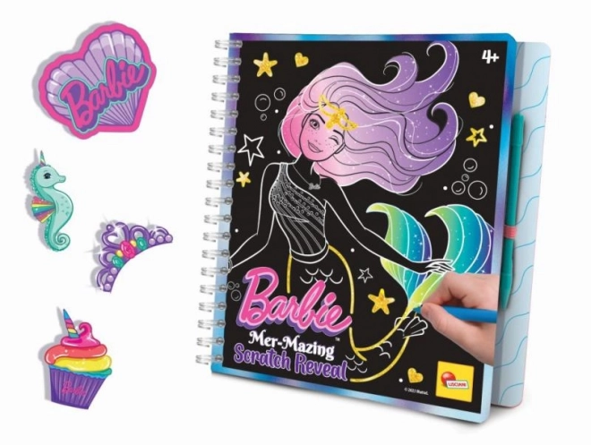 Libro da disegno Barbie Mer-Mazing Scratch