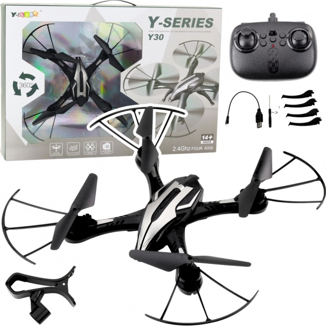 Drone Y30 con luci LED e rotazione a 360°