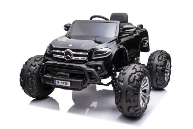 Auto elettrico Mercedes 4x4 verniciato nero