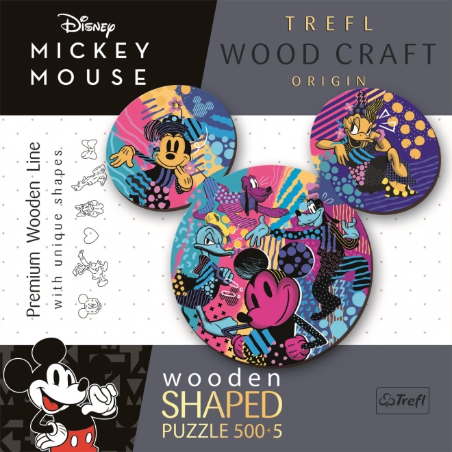 Puzzle in legno a doppia faccia Mickey Mouse TREFL