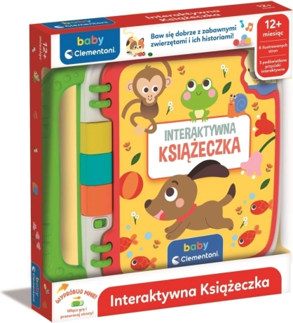 Libretto interattivo Baby Clementoni per bambini da 12 mesi