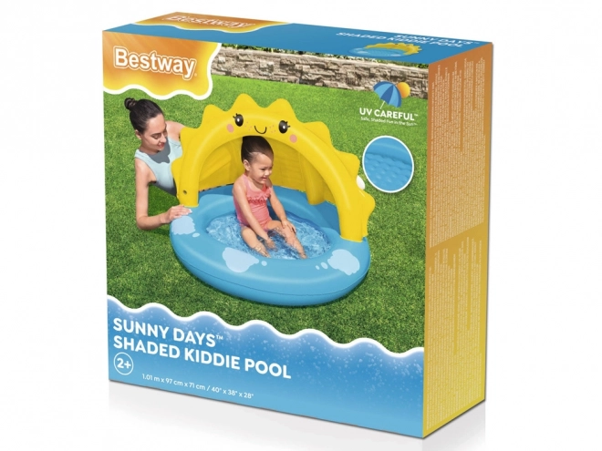 Piscina gonfiabile con tettoia sole Bestway