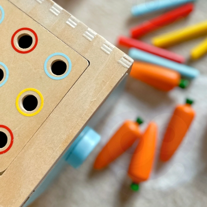 Woopie Green giocattolo educativo in legno con cassetto Montessori