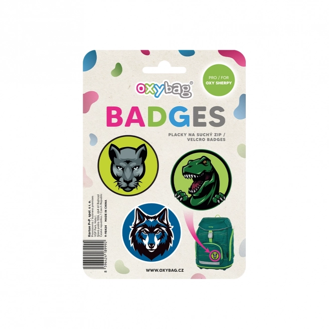 Set badge intercambiabili OXY Sherpy Animal