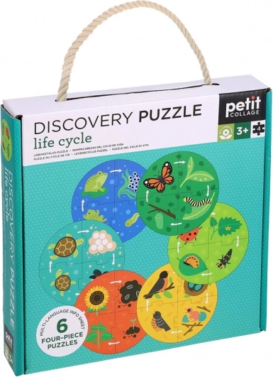Petit Collage Puzzle Scopri il Ciclo della Vita