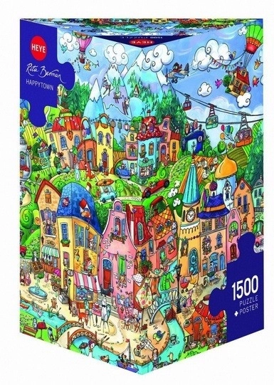 Heye Puzzle Città Allegra 1500 Pezzi