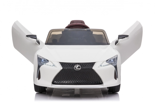 Macchinina elettrica per bambini Lexus LC500 bianca