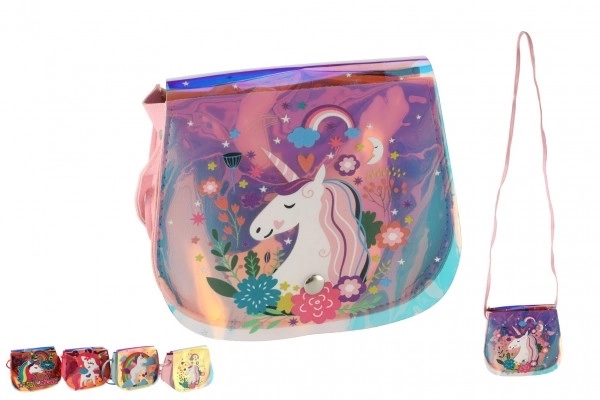 Borsa arcobaleno unicorno