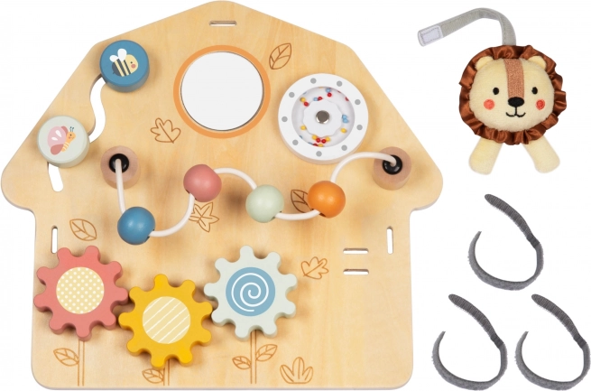 Tooky Toy Grande Tabellone in Legno Manipolativo Casa - Centro Attività