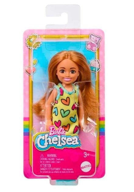 Bambola Barbie Chelsea Vestito Cuori