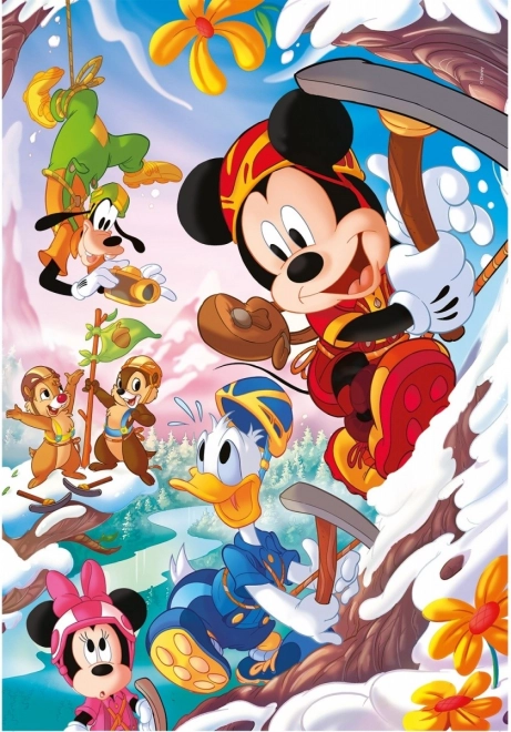 Puzzle SuperColor Mickey Mouse e amici