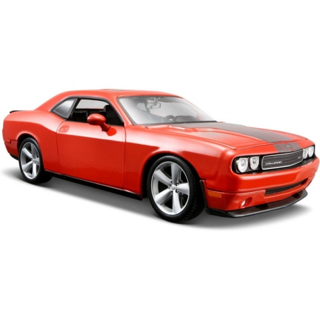 Modello in composito Dodge Challenger SRT8 2008 arancione in scala 1:24