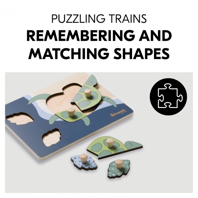 Puzzle in legno - Tartaruga