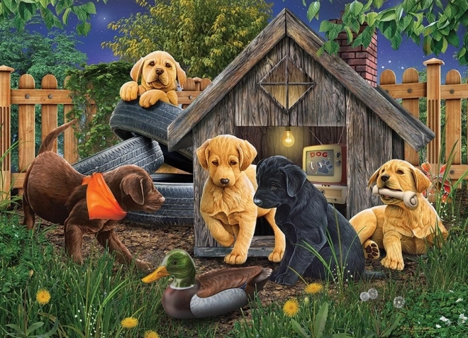 Puzzle con Cani 1000 Pezzi Cobble Hill