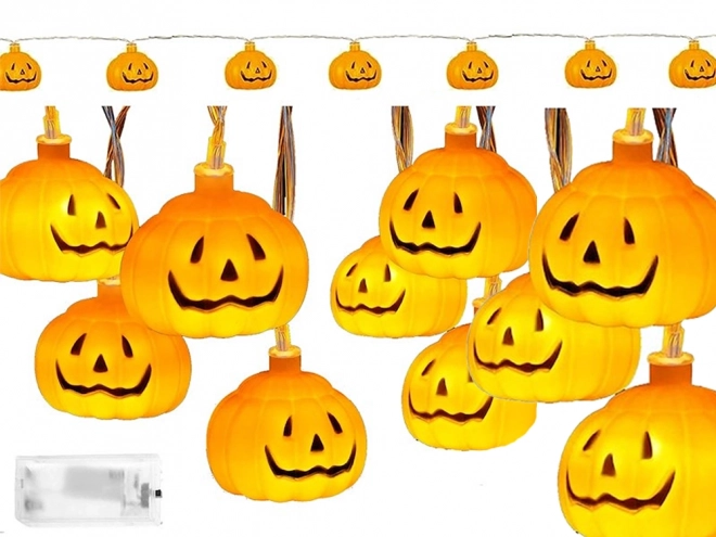 Luci a zucca LED Halloween da 200 cm