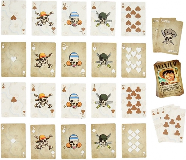 Carte da gioco One Piece in scatola di latta