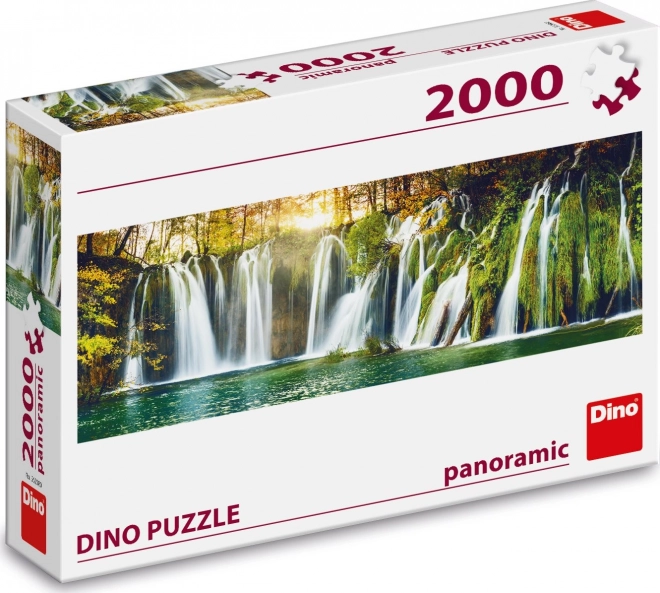 Puzzle panoramico Cascate di Plitvice 2000 pezzi