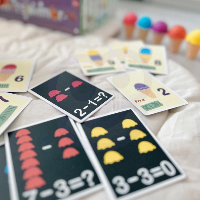 Ludoteca Educativa XXL Gelateria con Attività di Calcolo