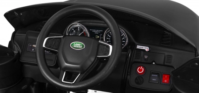Land Rover Discovery per bambini nero + Telecomando + Cinture di Sicurezza a 5 Punti + Regolazione Sedile + EVA + MP3 LED