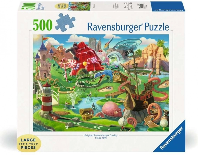 Puzzle RAVENSBURGER Minigolf Paradiso XXL 500 Pezzi