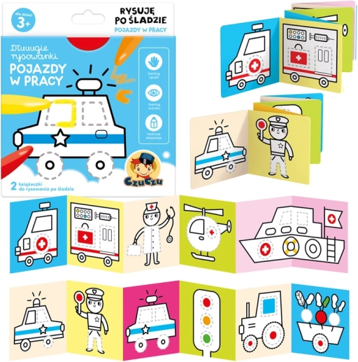 Lunghi libri da colorare Veicoli al lavoro