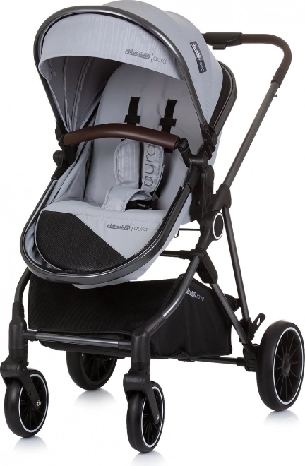 Chipolino Passeggino Combinato Aura 2 in 1 Grigio Cenere