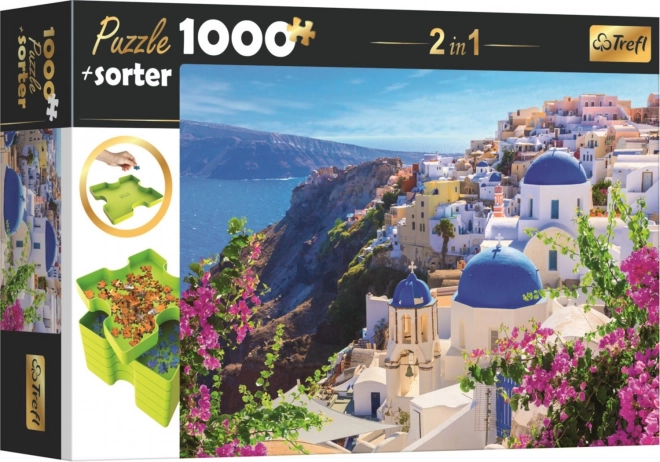 Puzzle e Organizer 2 in 1 Santorini