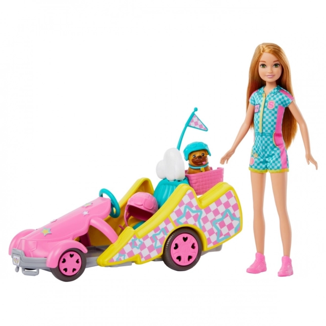 Bambola Stacie e auto da film Gokart Barbie