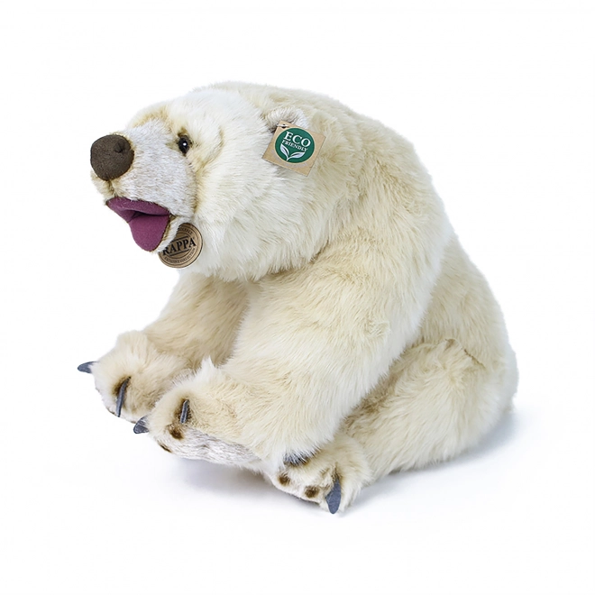 Orso Polare di Peluche Seduto 43 cm Eco-Friendly